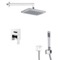 Rain Shower System with Handheld, Rain Shower Head, Shower Faucet Set